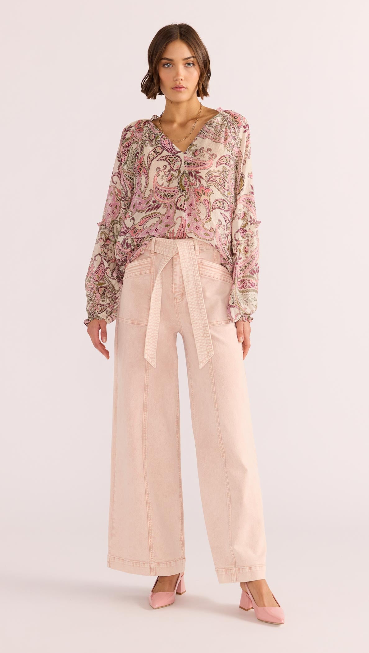 CADENCE LONG SLEEVE BLOUSE
