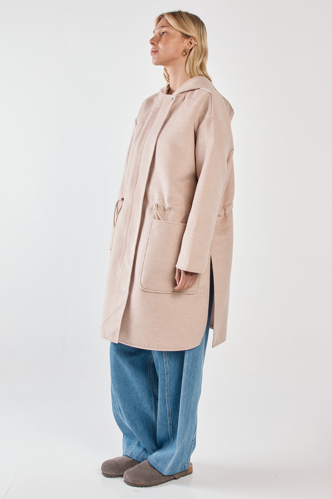 MAXI HOODED COAT