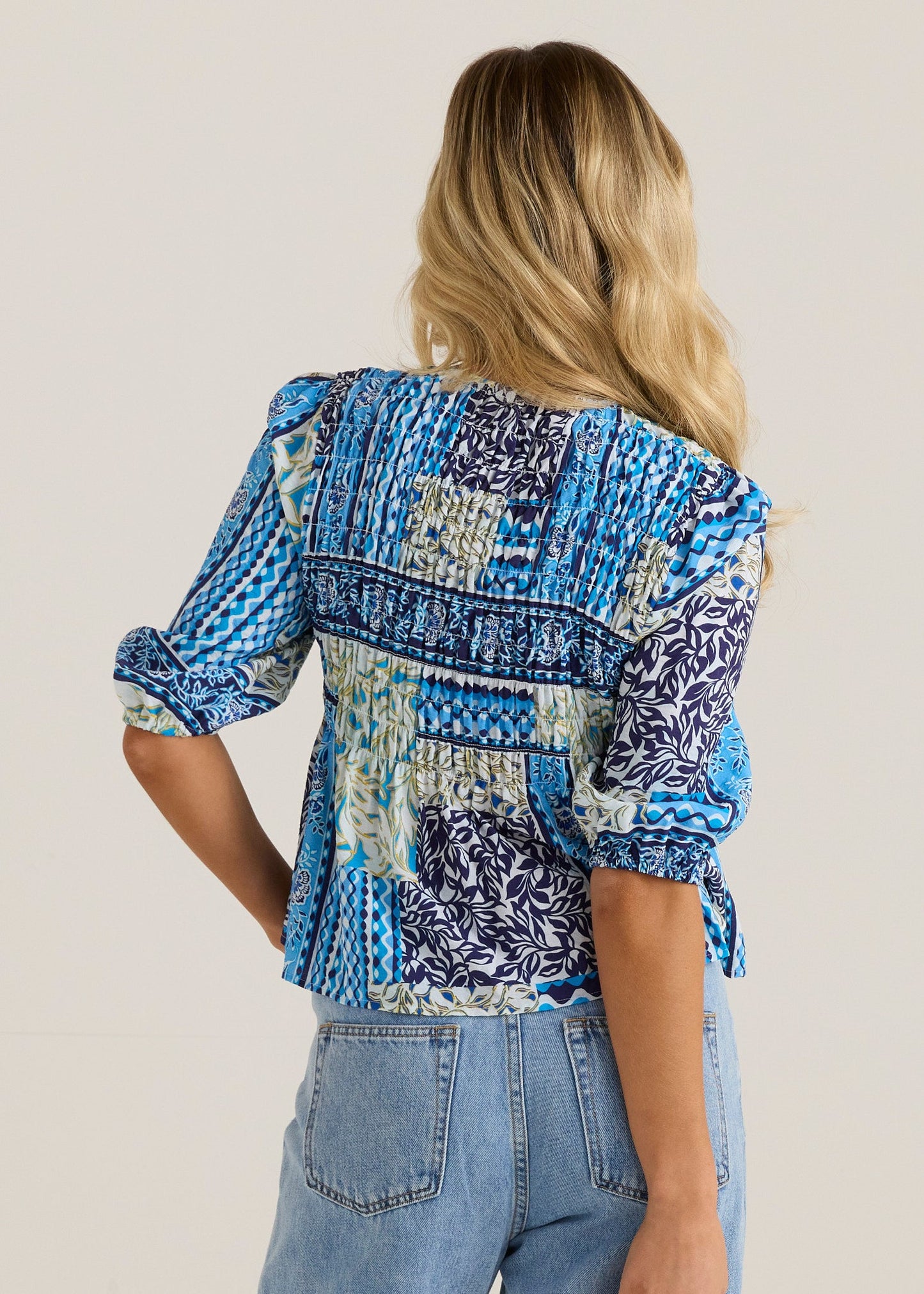 ISRA PEPLUM BLOUSE