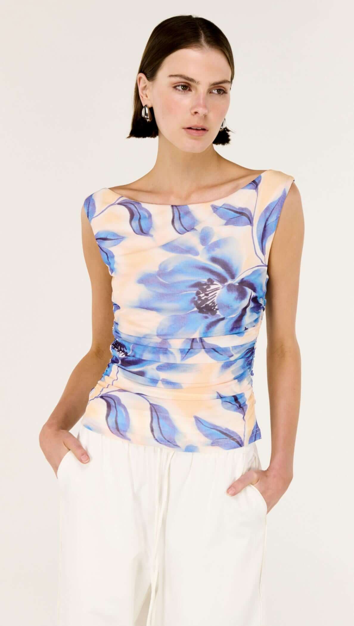 FLUER MESH TOP