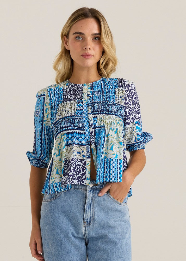ISRA PEPLUM BLOUSE