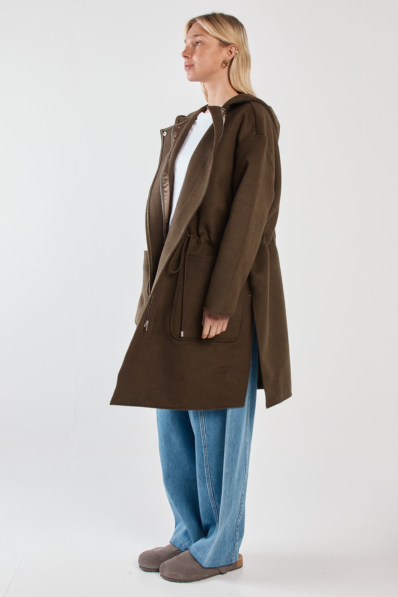 MAXI HOODED COAT