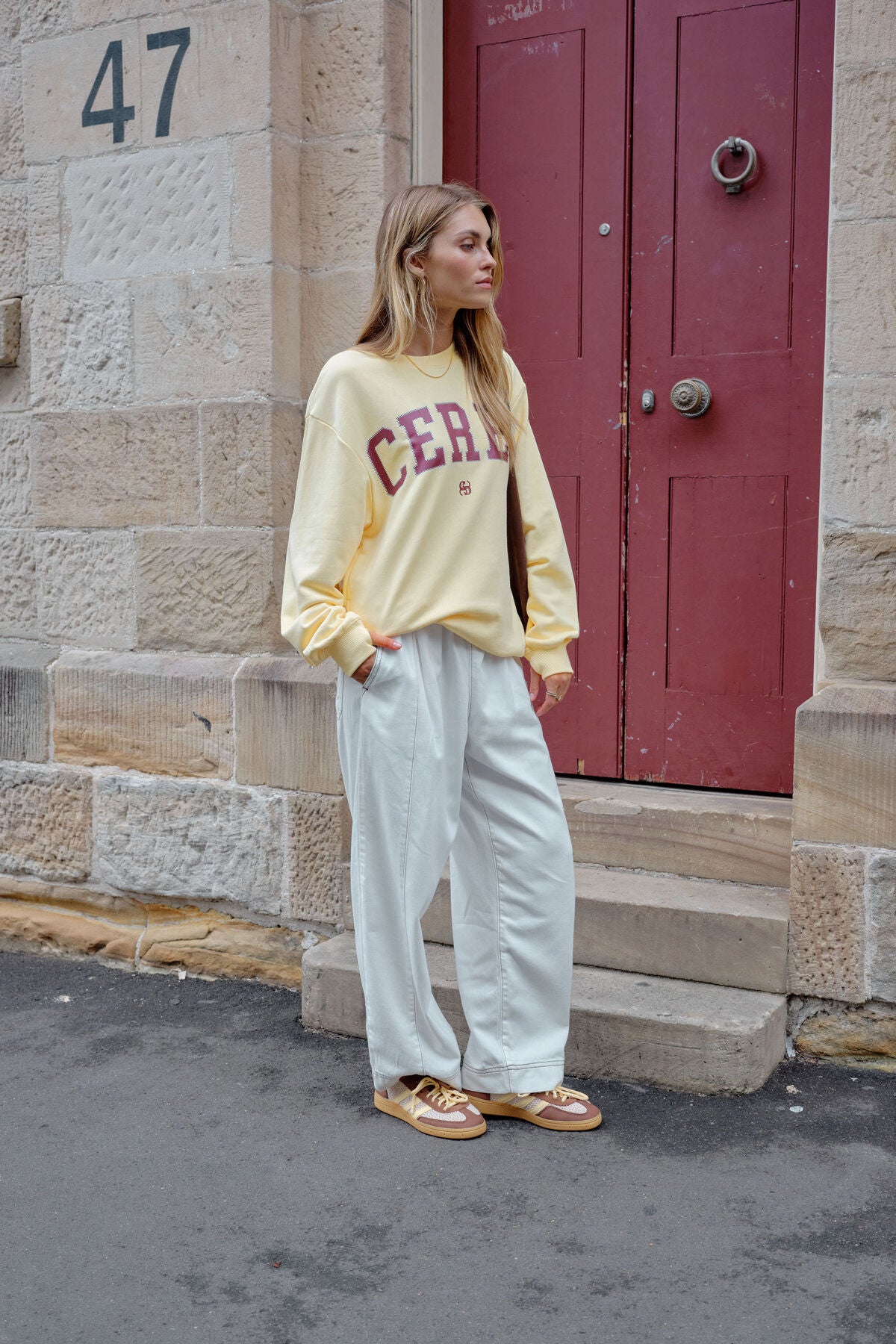 ISLA OVERSIZED SLOUCHY CREW