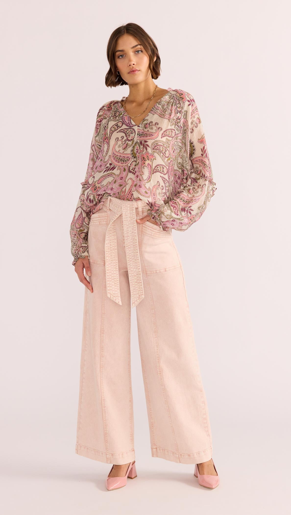 CADENCE LONG SLEEVE BLOUSE